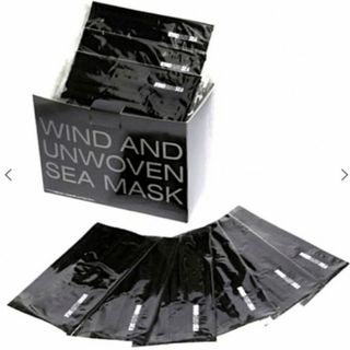 ウィンダンシー(WIND AND SEA)の4枚セット★黒★WIND AND UNWOVEN SEA MASK★キムタク(その他)