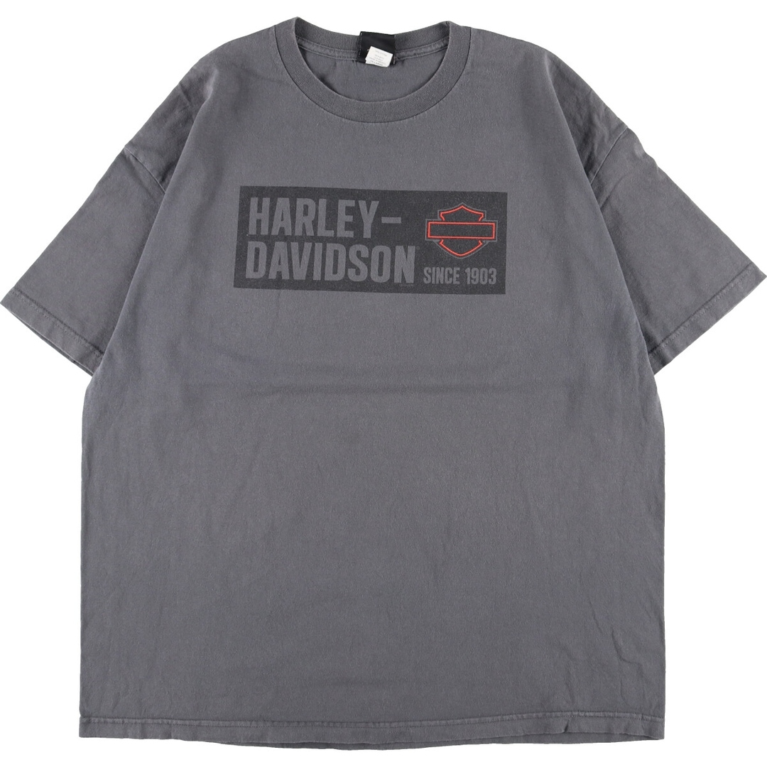ハーレーダビッドソン Harley-Davidson 両面プリント モーターサイクル