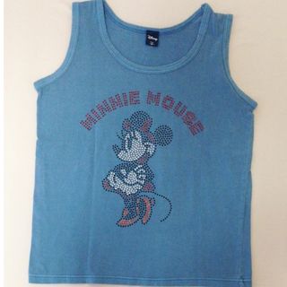 ディズニー(Disney)の【新品未使用】ディズニー　ラインストーン付き袖無しTシャツ(Tシャツ(半袖/袖なし))