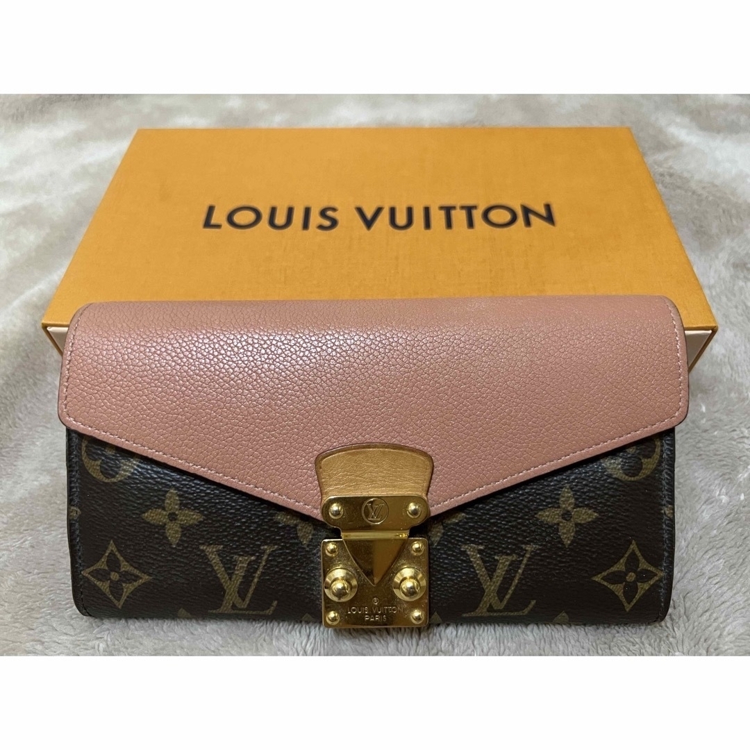 LOUIS VUITTON - LOUIS VUITTON 長財布 ポルトフォイユパラスピンク