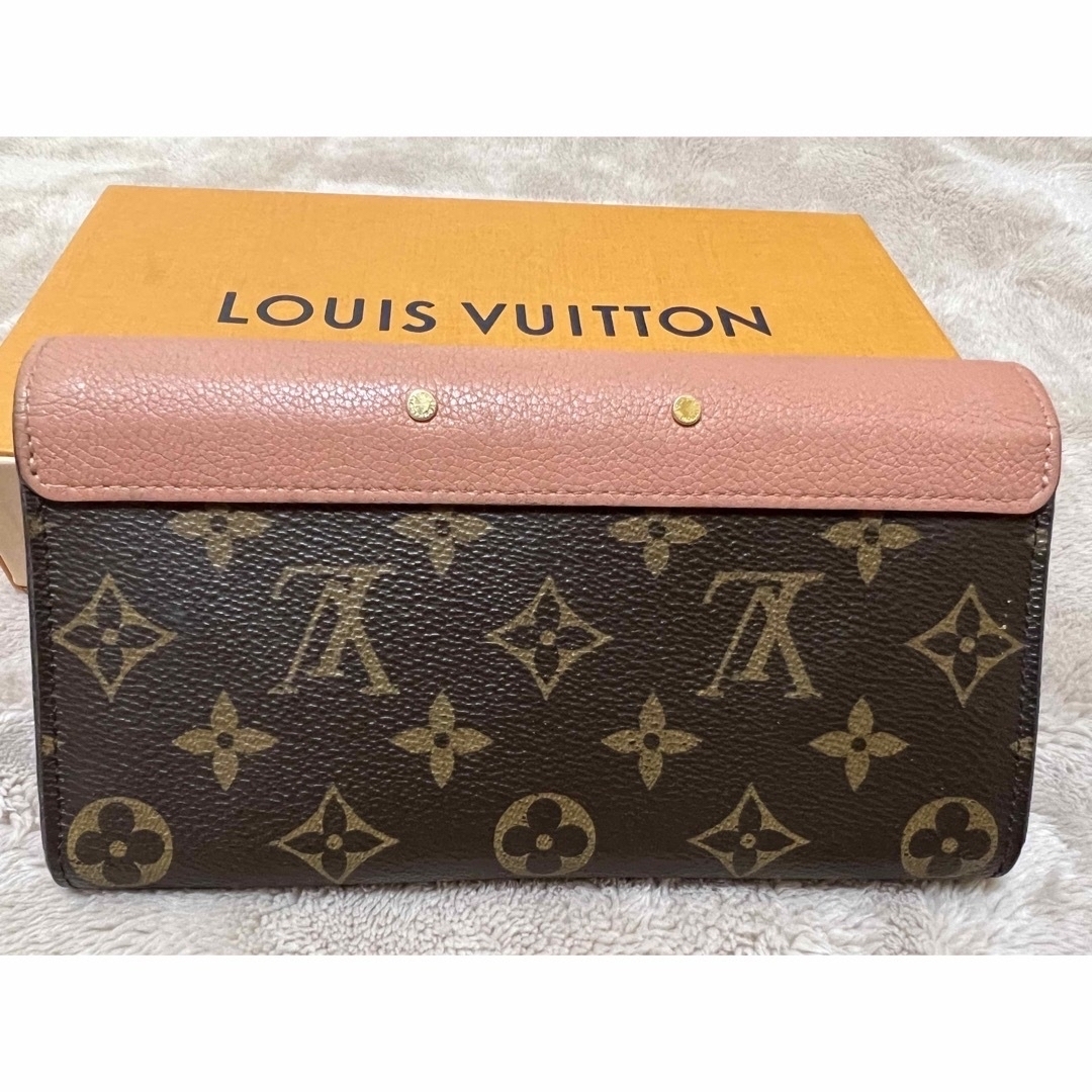 LOUIS VUITTON - LOUIS VUITTON 長財布 ポルトフォイユパラスピンク