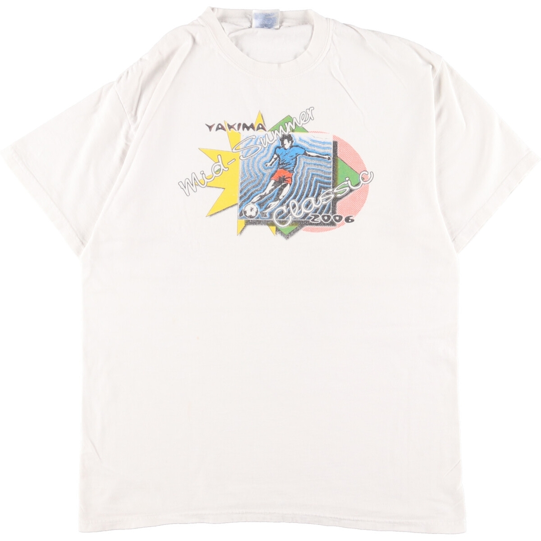 古着 00年代 PORT and COMPANY プリントTシャツ メンズM /eaa352056の