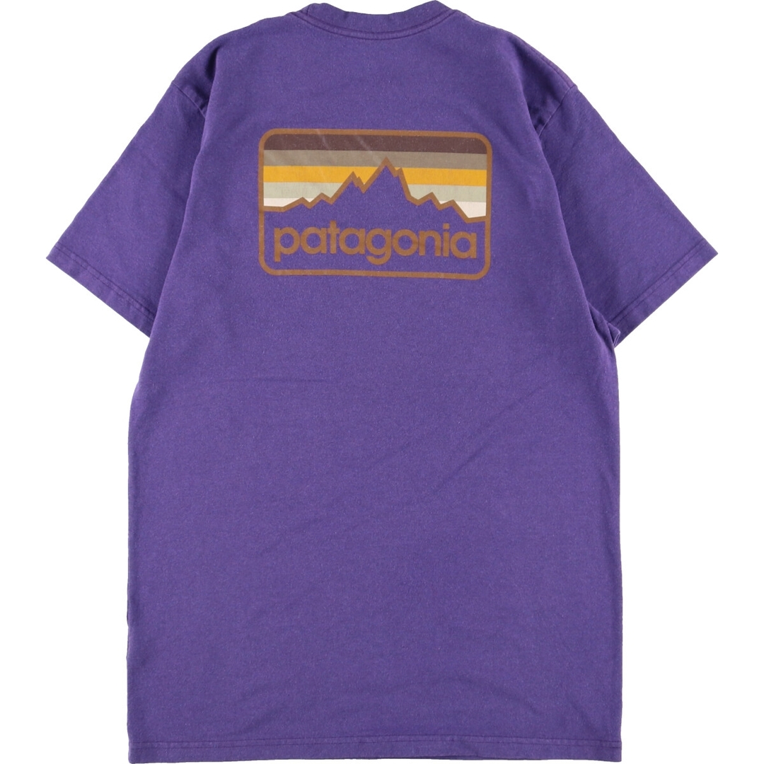 patagonia(パタゴニア)の古着 パタゴニア Patagonia 39045 バックプリント 半袖 プリントTシャツ メンズS /eaa351091 メンズのトップス(Tシャツ/カットソー(半袖/袖なし))の商品写真