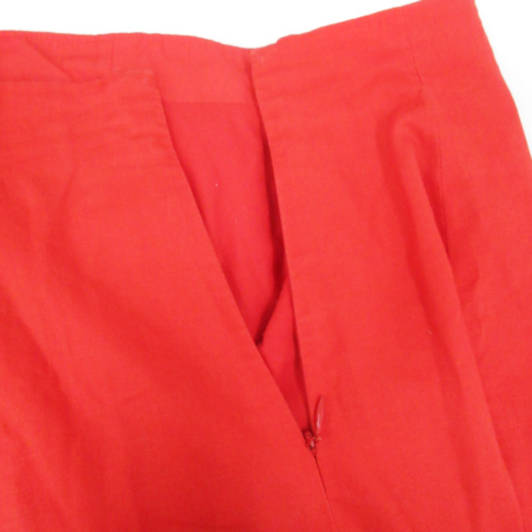 NATURAL BEAUTY BASIC(ナチュラルビューティーベーシック)のナチュラルビューティーベーシック フレアスカート ロング丈 S 赤 /FF43 レディースのスカート(ロングスカート)の商品写真