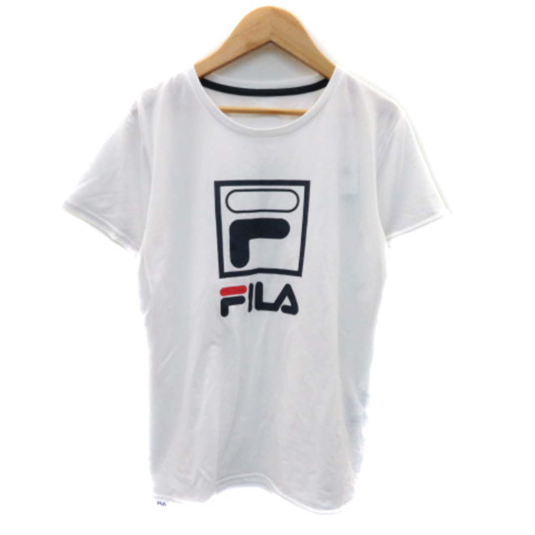 FILA(フィラ)のフィラ Tシャツ カットソー 半袖 ラウンドネック プリント 大きいサイズ LL レディースのトップス(Tシャツ(半袖/袖なし))の商品写真