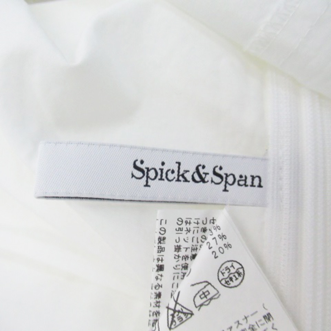 Spick & Span(スピックアンドスパン)のスピック&スパン ブラウス カットソー 半袖 レース 切替 オフホワイト レディースのトップス(シャツ/ブラウス(半袖/袖なし))の商品写真