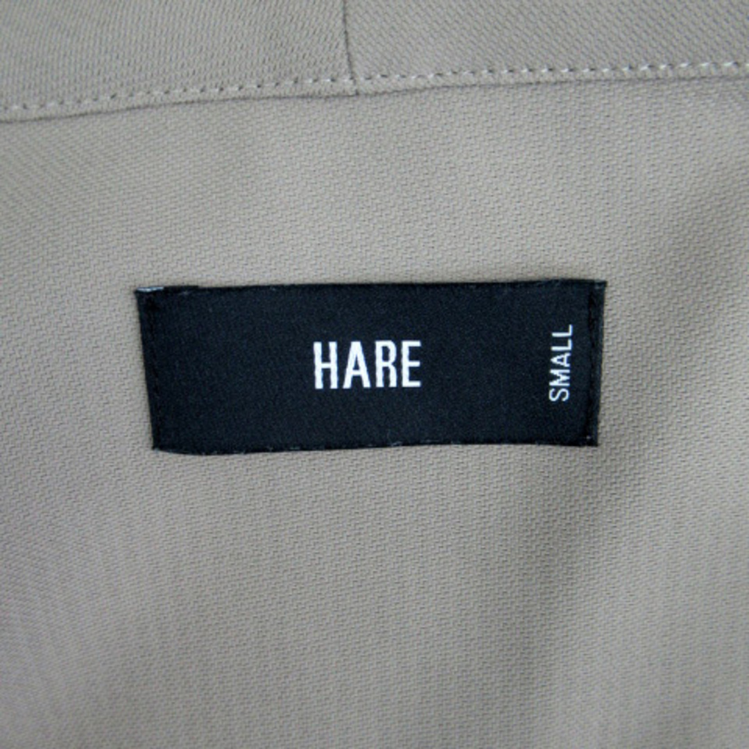 HARE(ハレ)のハレ HARE カジュアルシャツ 長袖 無地 S モカベージュ /SM43 メンズのトップス(シャツ)の商品写真