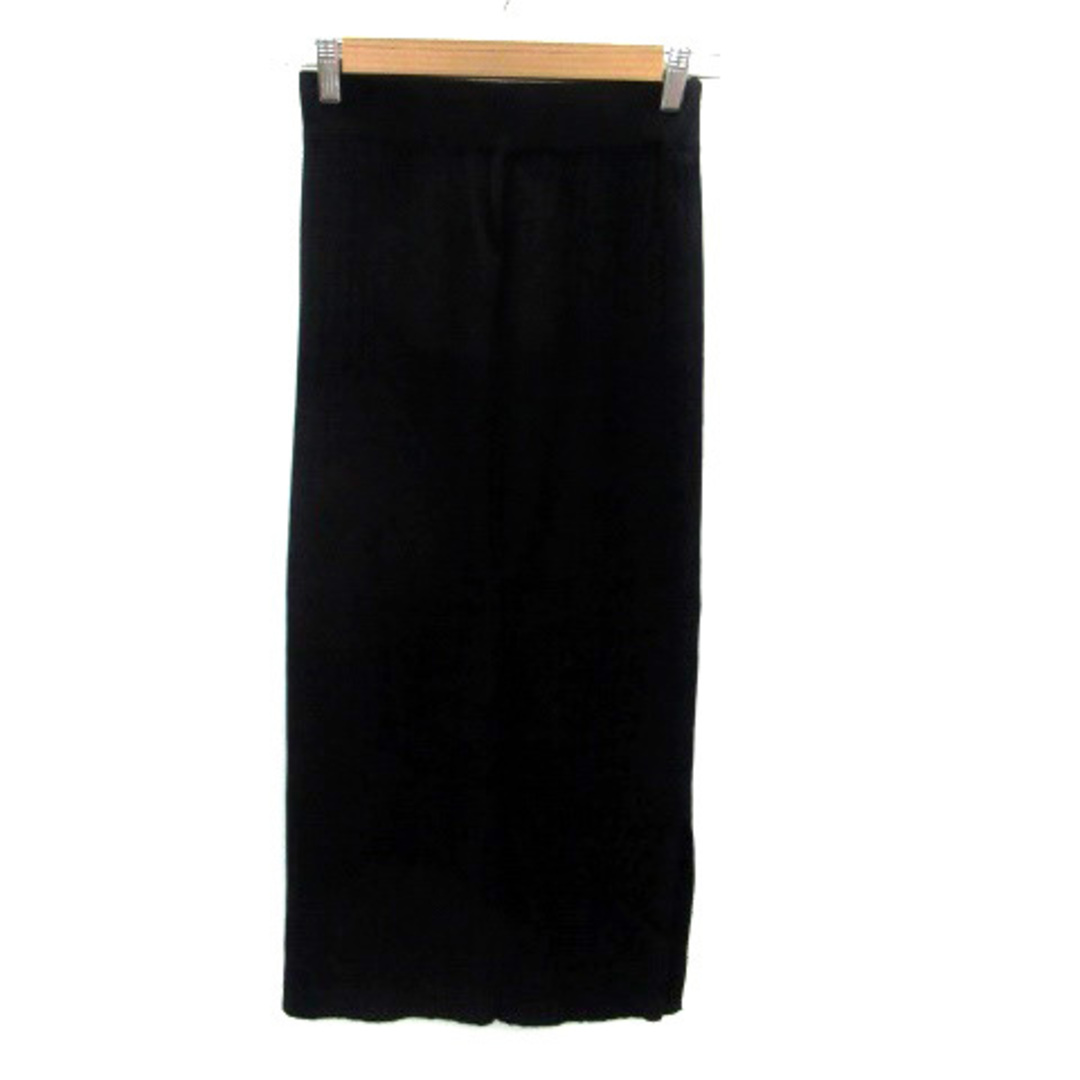 GRL(グレイル)のグレイル GRL ニットタイトスカート ロング丈 M 黒 ブラック レディースのスカート(ロングスカート)の商品写真