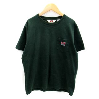 ベンデイビス(BEN DAVIS)のベンデイビス Tシャツ カットソー 半袖 クルーネック M 緑 グリーン(Tシャツ/カットソー(半袖/袖なし))