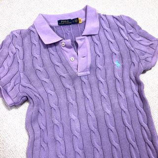 ポロラルフローレン(POLO RALPH LAUREN)のラルフローレン　半袖　ニットポロシャツ(ポロシャツ)