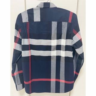 BURBERRY - Burberry バーバリー シャツ カッター チェック ネイビー