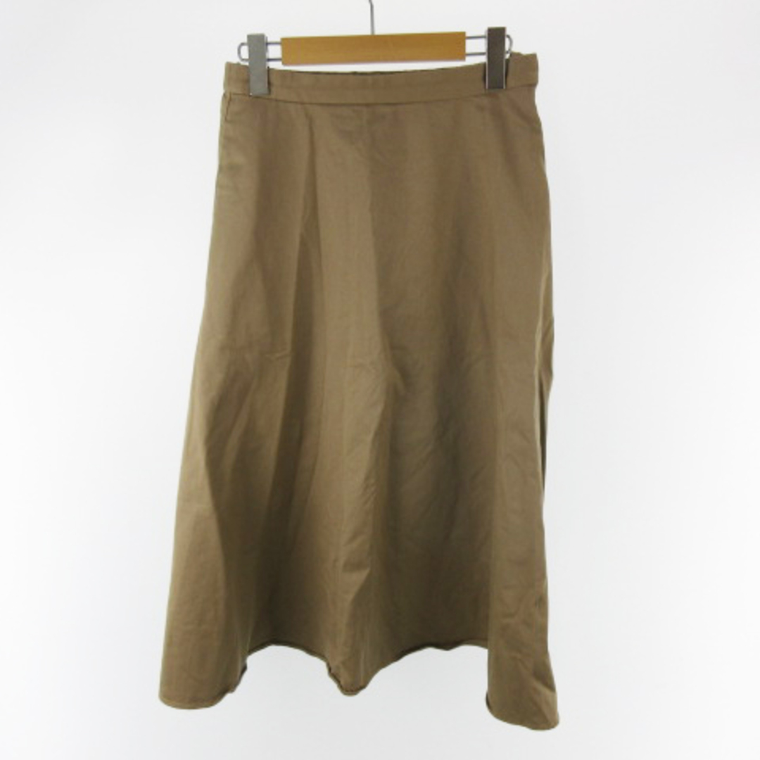 URBAN RESEARCH DOORS(アーバンリサーチドアーズ)のアーバンリサーチ ドアーズ チノスカート フレアー ロング ベージュ コットン レディースのスカート(ロングスカート)の商品写真