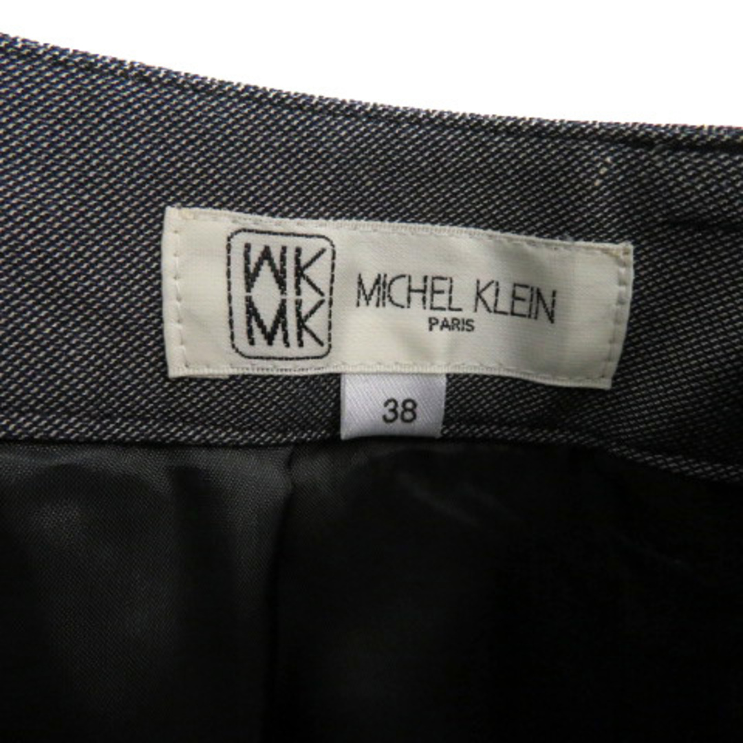 MK MICHEL KLEIN(エムケーミッシェルクラン)のエムケー ミッシェルクラン スラックパンツ フレアパンツ 無地 38 グレー レディースのパンツ(その他)の商品写真