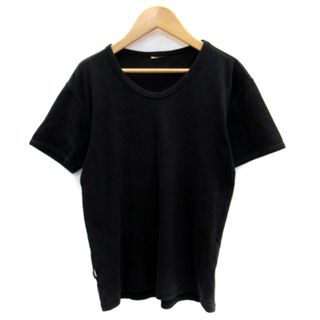 アヴィレックス(AVIREX)のアヴィレックス AVIREX Tシャツ カットソー 半袖 Vネック リブ 黒(Tシャツ/カットソー(半袖/袖なし))