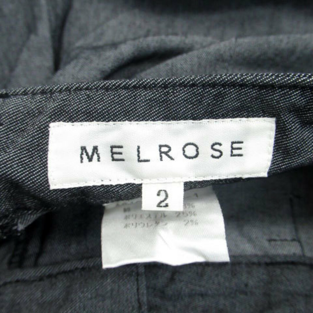 MELROSE(メルローズ)のメルローズ MELROSE テーパードパンツ アンクル丈 スリット 2 グレー レディースのパンツ(その他)の商品写真