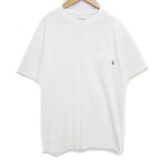 グローバルワーク(GLOBAL WORK)のグローバルワーク Tシャツ カットソー 半袖 クルーネック 無地 S 白(Tシャツ/カットソー(半袖/袖なし))