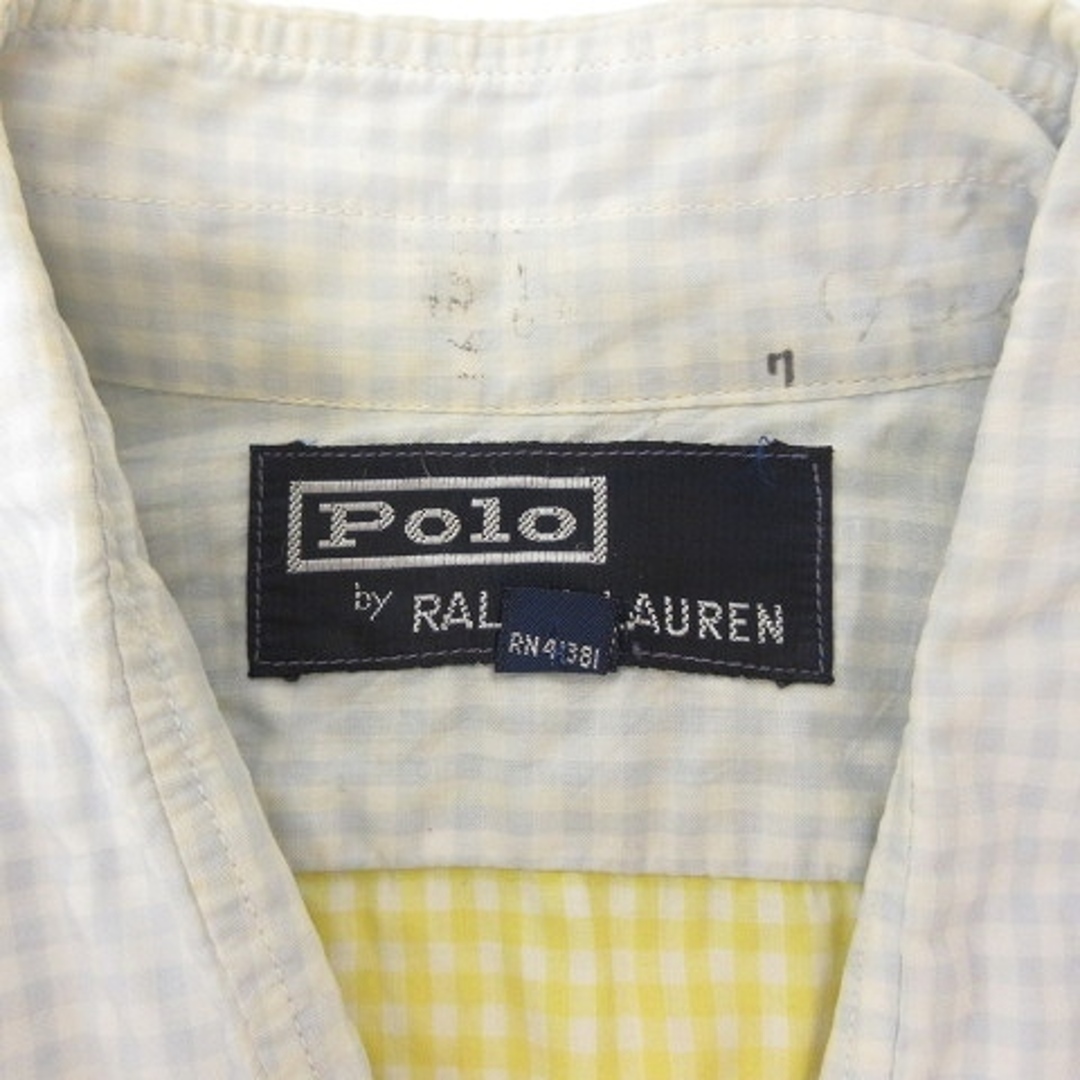 POLO RALPH LAUREN(ポロラルフローレン)の70's 大文字タグ クレイジーパターン シャツ マルチカラー 15 1/2 メンズのトップス(シャツ)の商品写真