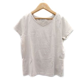 ナチュラルビューティーベーシック(NATURAL BEAUTY BASIC)のナチュラルビューティーベーシック Tシャツ カットソー 半袖 S ライトベージュ(Tシャツ(半袖/袖なし))