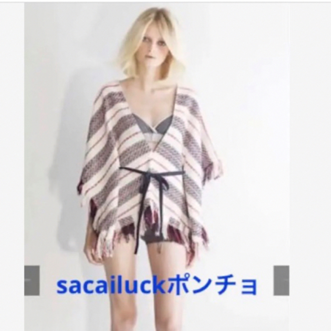 sacai luck(サカイラック)のsacai sacailuck サカイラック　ポンチョ、ベスト レディースのトップス(ベスト/ジレ)の商品写真