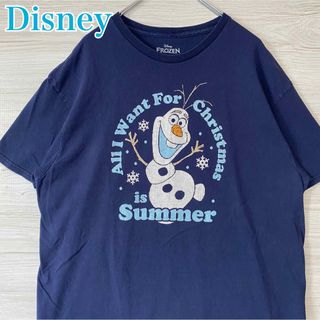 ディズニー(Disney)の【入手困難】ディズニー　アナと雪の女王　オラフ　Tシャツ　XLサイズ　海外輸入(Tシャツ/カットソー(半袖/袖なし))