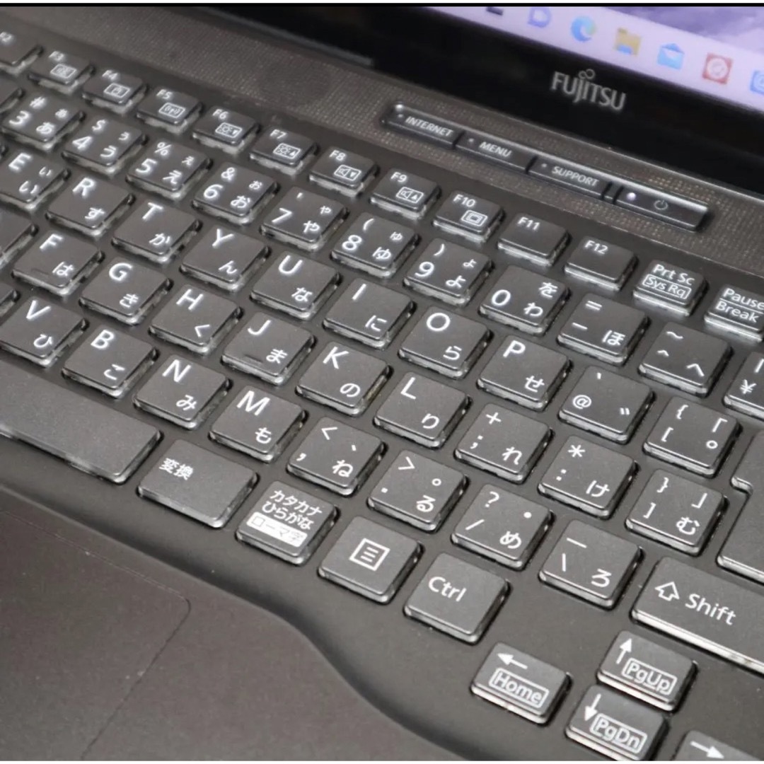 富士通 - Win11高年式2020/Ryzen3/メ8/SSD/フレームレス/無線/カメラの