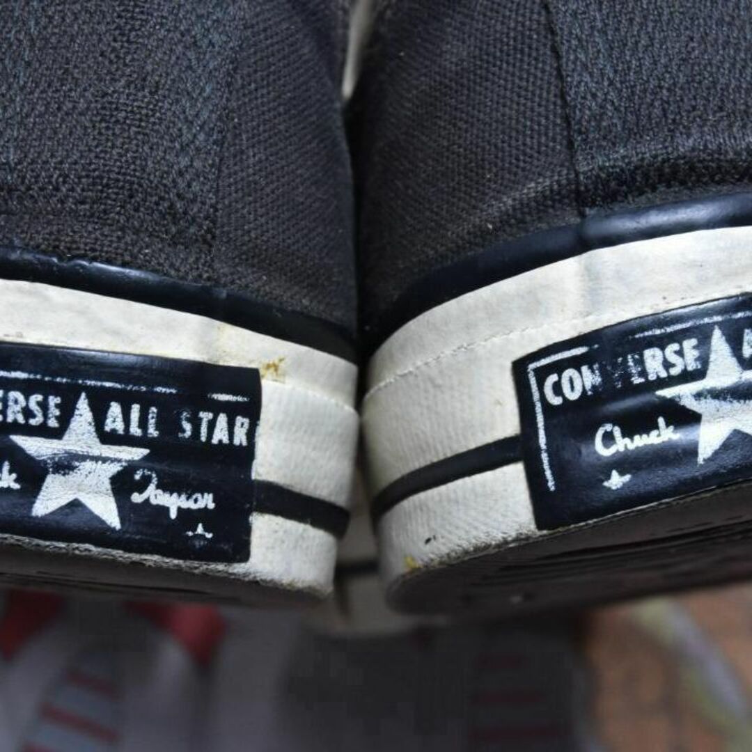 CONVERSE(コンバース)のチャックテイラー 黒 USA製 60s c 三ツ星 コンバース ビンテージ メンズの靴/シューズ(スニーカー)の商品写真