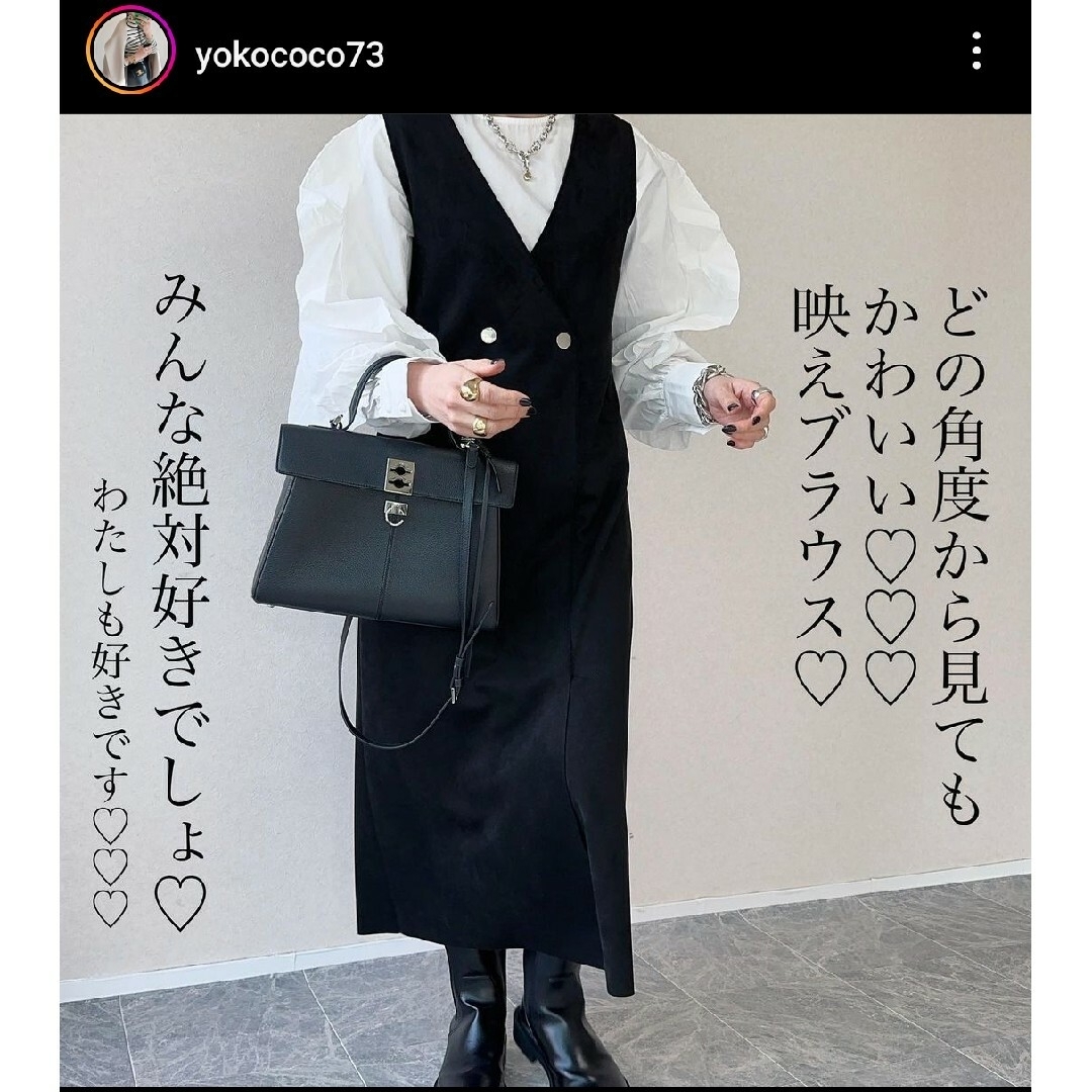 ZARA　ダブルブレストフェイクスエード ジャンパースカート　Sサイズ　ブラックブラック素材