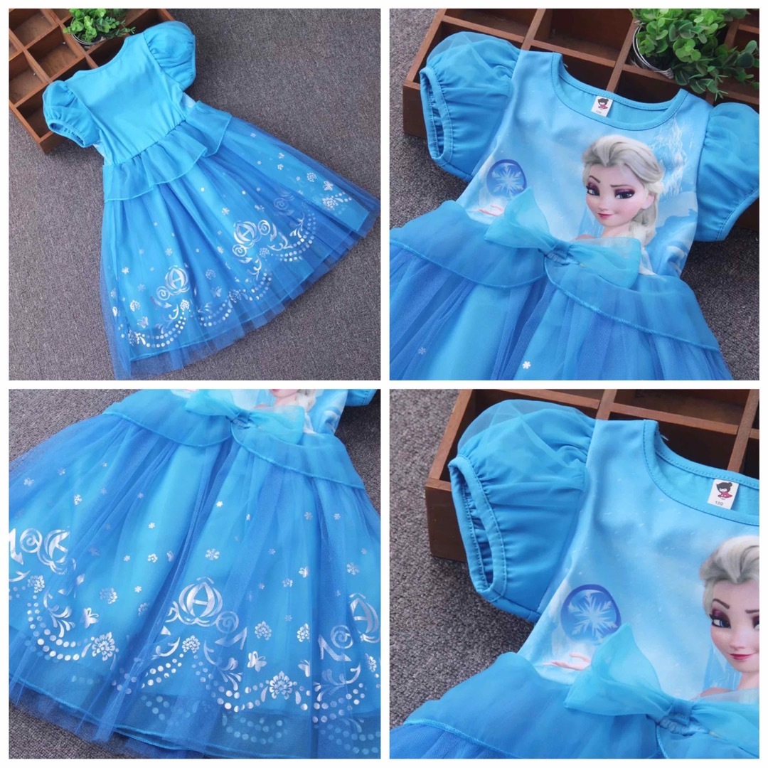 プリンセス チュールワンピース  ドレス 120 キッズ/ベビー/マタニティのキッズ服女の子用(90cm~)(ワンピース)の商品写真