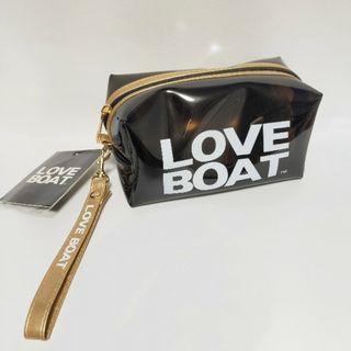 ラブボート(LOVE BOAT)の【未使用品】LOVE BOAT　クリアポーチ　ブラック(ポーチ)