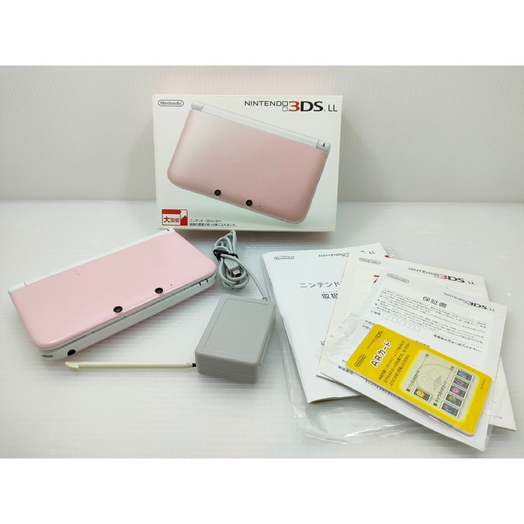 もぐらマーケットゲーム機→【美品】ニンテンドー3DS LL ピンク×ホワイト