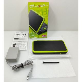 ニンテンドー2DS(ニンテンドー2DS)の【人気カラー・良品】Newニンテンドー2DS LL ブラック×ライム(携帯用ゲーム機本体)