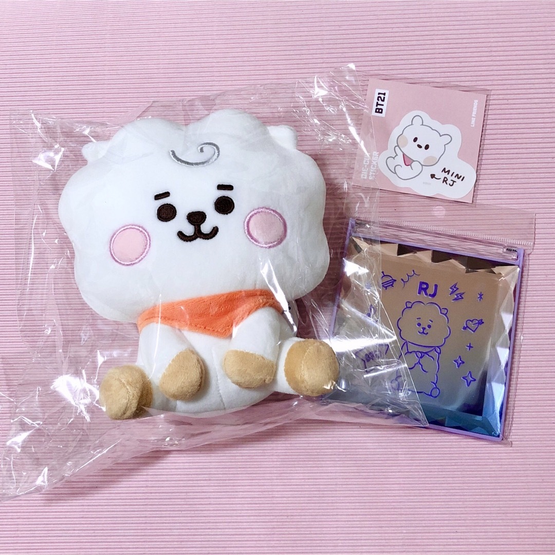 BT21ベビーベーシックぬいぐるみRJ SHOOKY CHIMMY COOKY