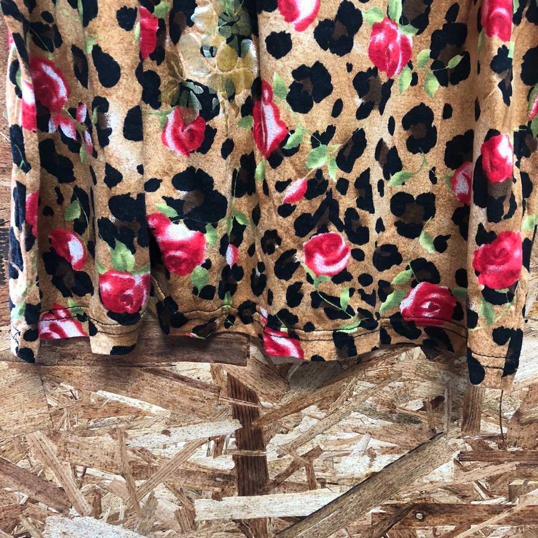 vivianeレディース【F】レオパード柄カットソー レーヨン100 イタリア製 レディースのトップス(Tシャツ(半袖/袖なし))の商品写真