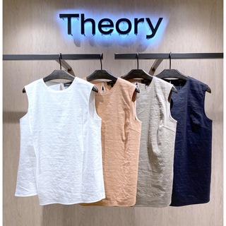 セオリー(theory)のTheory 21ss リネン プルオーバーブラウス(カットソー(半袖/袖なし))