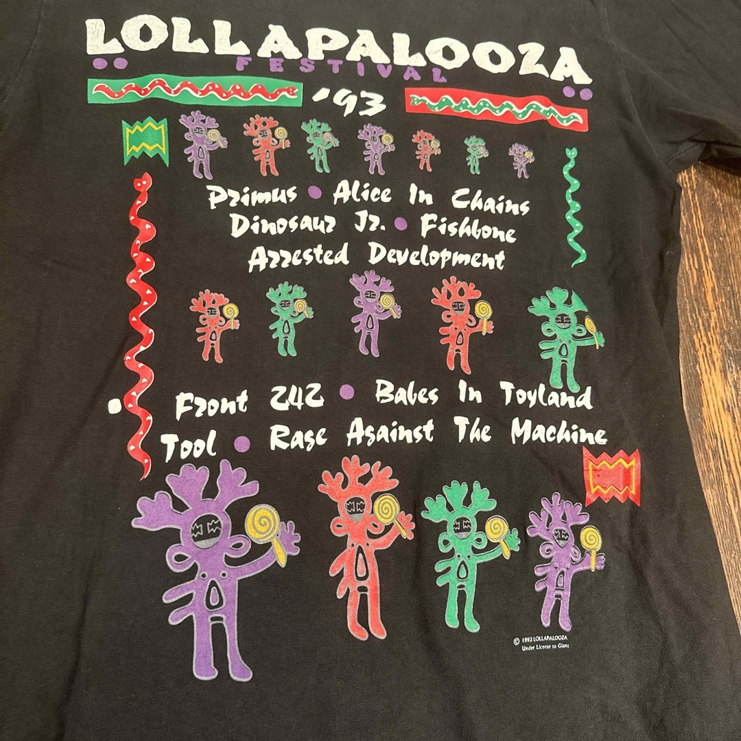 Alice in Chains × Lollapalooza Tシャツ