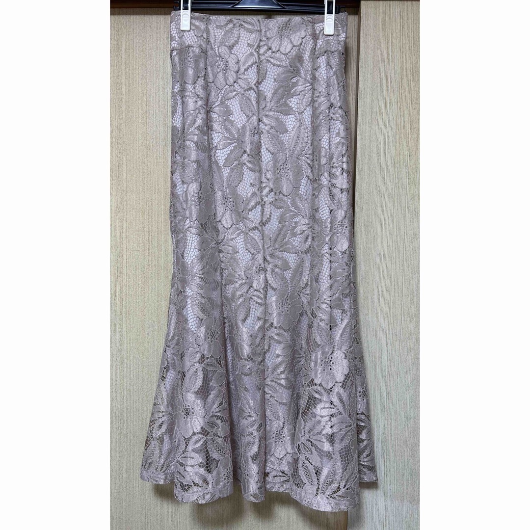 GRL(グレイル)の花柄レースマーメイドスカート[nh54] レディースのスカート(ロングスカート)の商品写真