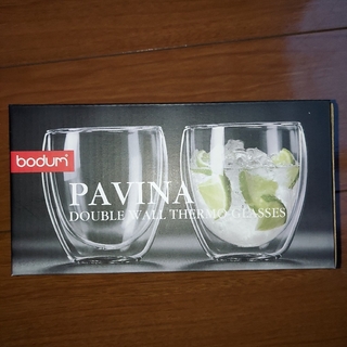 bodum PAVINA ダブルウォールグラス2個セット(グラス/カップ)