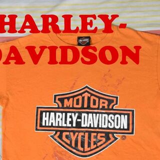 Harley Davidson - ハーレーダビッドソン 長袖プリントTシャツ USA製 