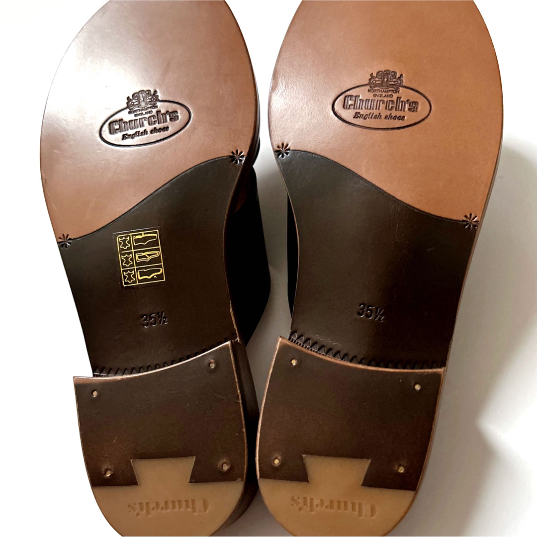 Church's - 新品35.5 Church's チャーチ クロスストラップ スタッズ