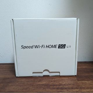 ゼットティーイー(ZTE)のSpeed WiFi HOME 5G L11 ホワイト(その他)