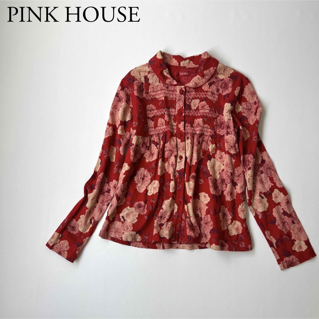 希少】PINK HOUSE ピンクハウス ジャケット アウター 羽織 シャツ