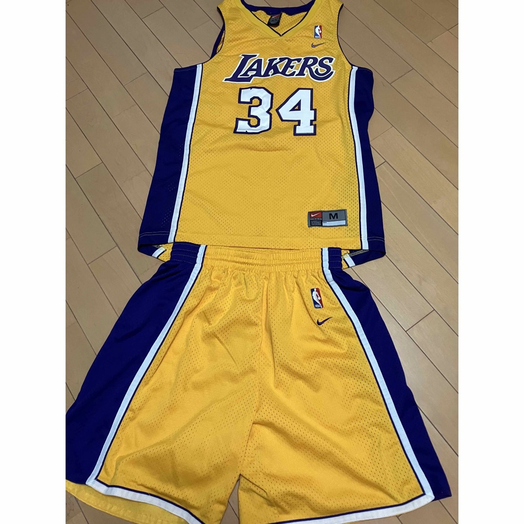 レア物！ NBA  レイカーズ ユニフォーム セットアップ シャキールオニール