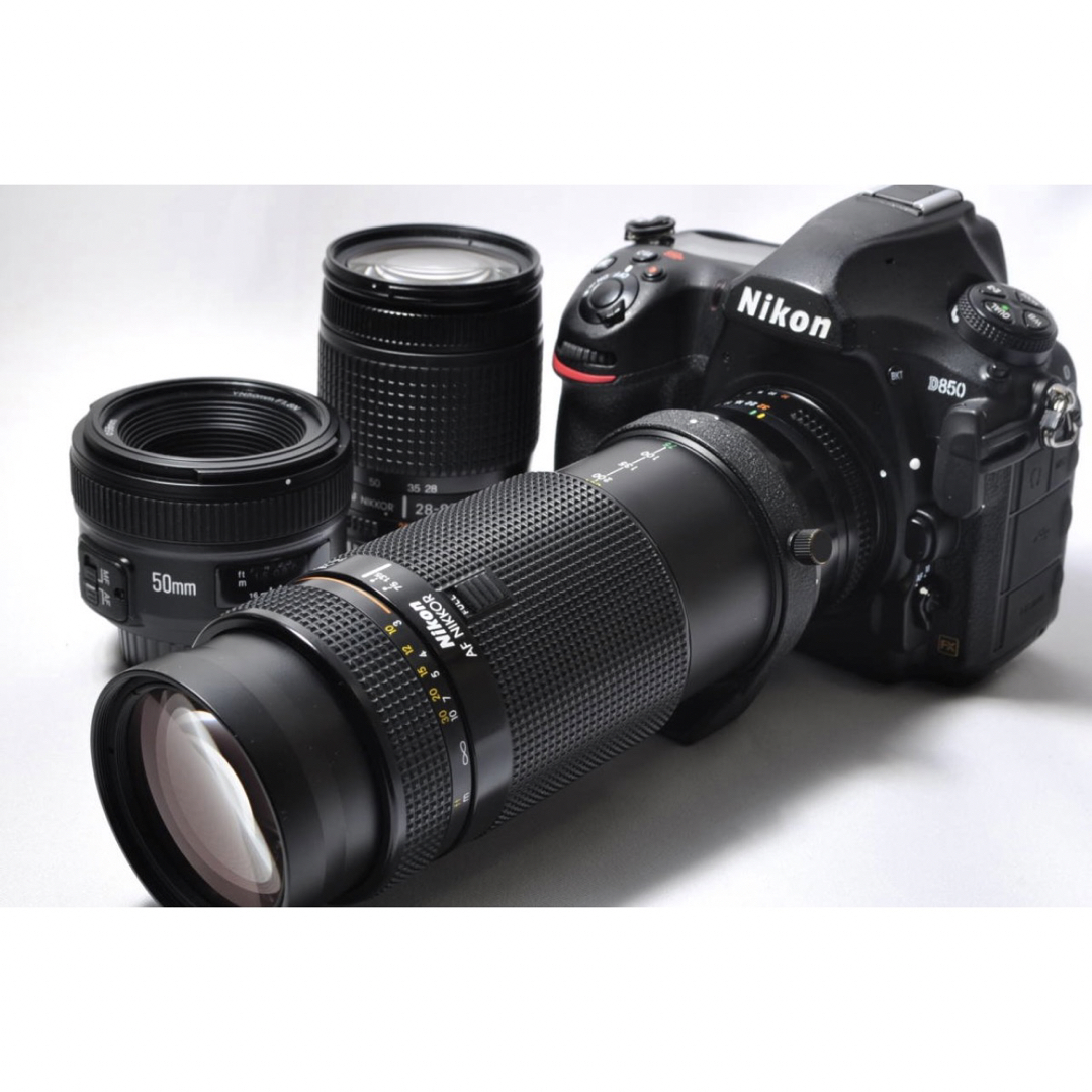 NIKON ニコン D850 300mm 超望遠 トリプルレンズセット