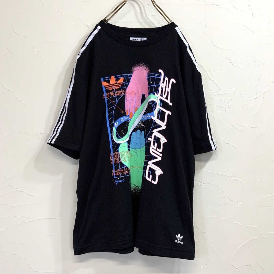 adidas(アディダス)の極美品 希少 adidas アディダス ハンディデザイン tシャツ メンズのトップス(Tシャツ/カットソー(半袖/袖なし))の商品写真