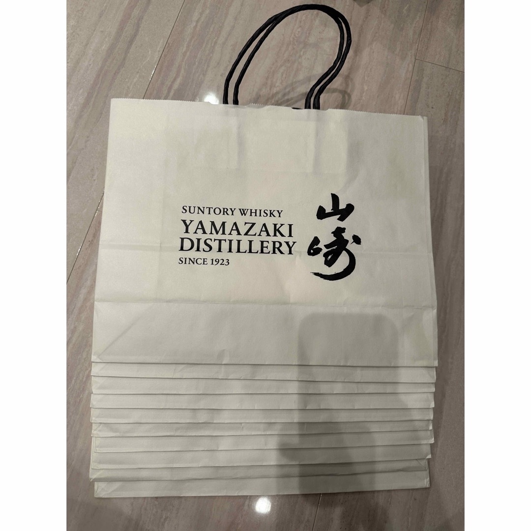サントリー山崎蒸溜所 紙袋10枚セットの通販 by freshair's shop サントリー山崎蒸溜所 紙袋10枚セットの通販 by freshair's shop