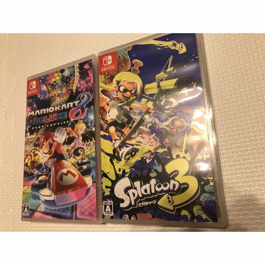 スプラトゥーン３　マリオカート８デラックス　switchソフトNintendoSwitch