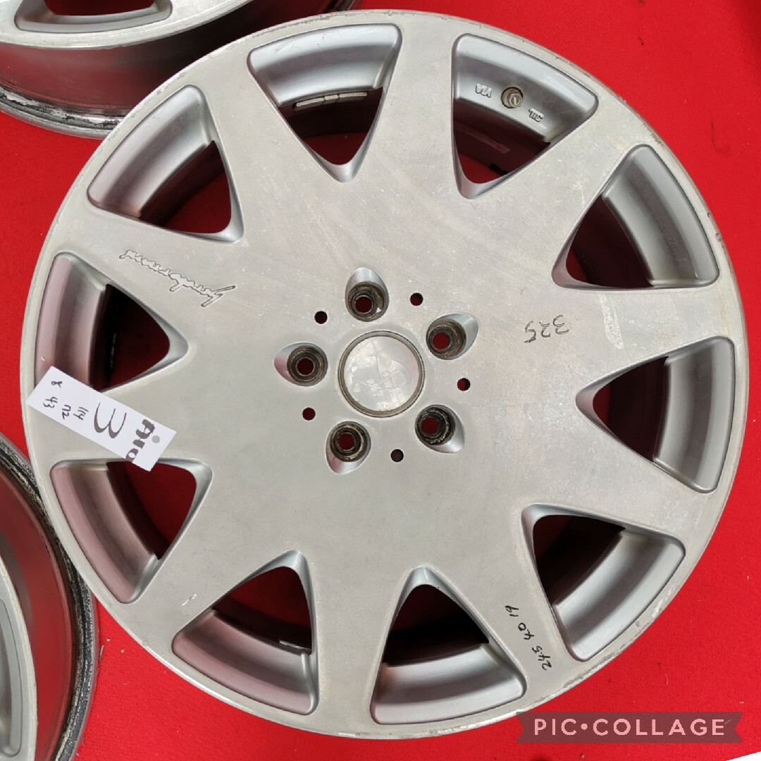 社外ホイール19インチホイールのみ 4本セット 19×8J 5穴 114.3 +の通販