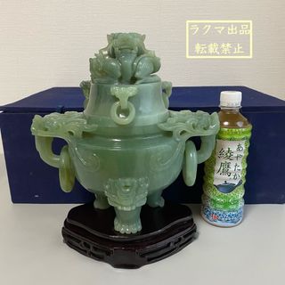 中国美術 翡翠置物 ヒスイ 天然石 龍 香炉の通販 by あやとり |ラクマ 中国美術 翡翠置物 ヒスイ 天然石 龍 香炉の通販 by あやとり |ラクマ