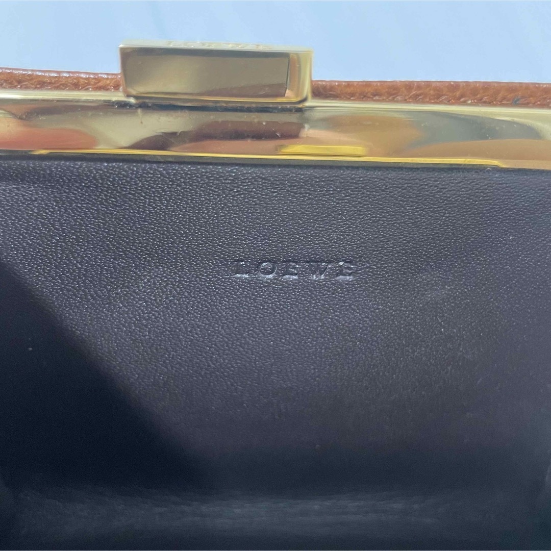 LOEWE(ロエベ)の【美品】ロエベ　アナグラム　がま口　コインケース レディースのファッション小物(コインケース)の商品写真