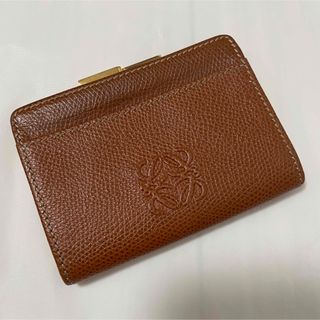 ロエベ(LOEWE)の【美品】ロエベ　アナグラム　がま口　コインケース(コインケース)